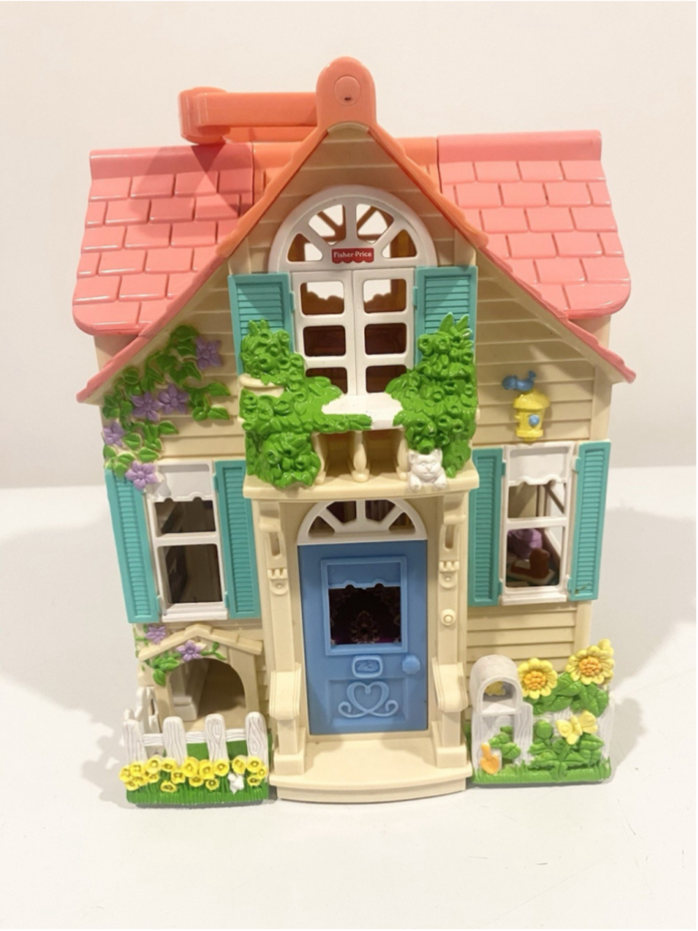 Vintage 2000 Fisher-Price Sweet Streets Country Cottage Dollhouse